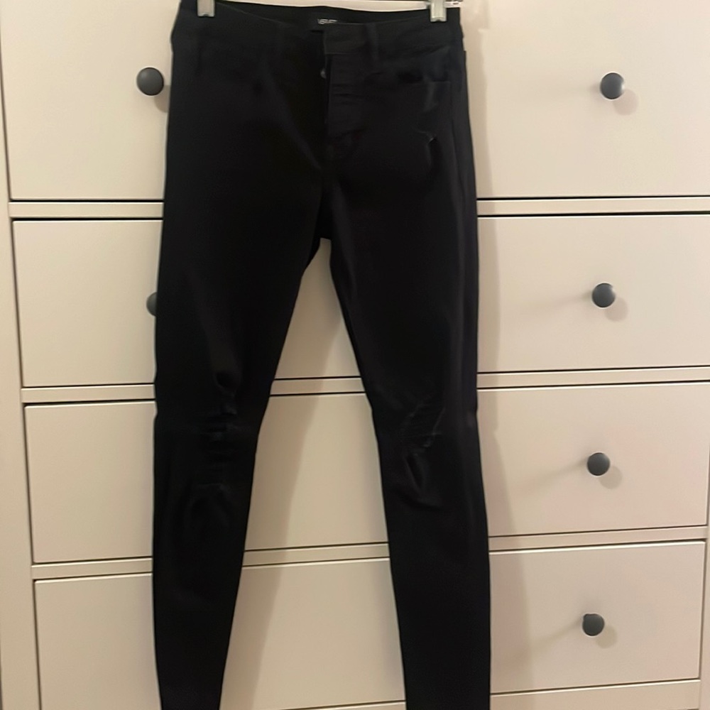Black Vervet Ankle Skinny Fit jean